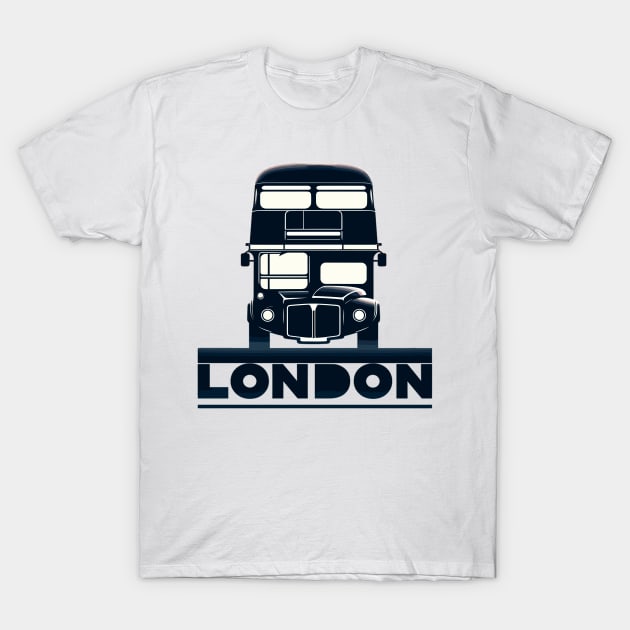 London Bus T-Shirt by Vehicles-Art